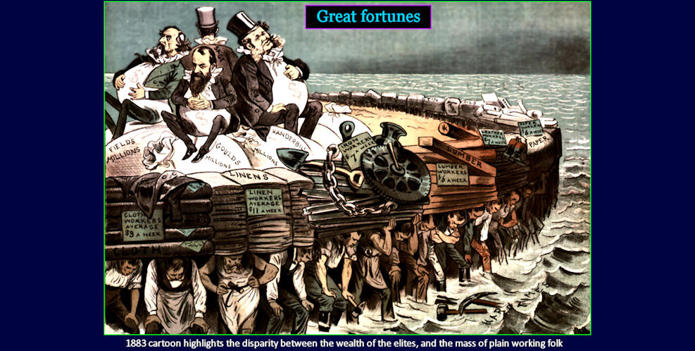 Great fortunes, 1890